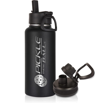 Pickleball / Pickle These - Insulated Water Bottle