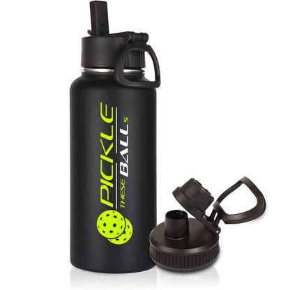 Pickleball / Pickle These - Insulated Water Bottle